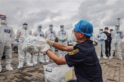 山東榮成海關開展疫情防控演練，筑牢國門安全防線，特種勞動防護用品銷售同步保障